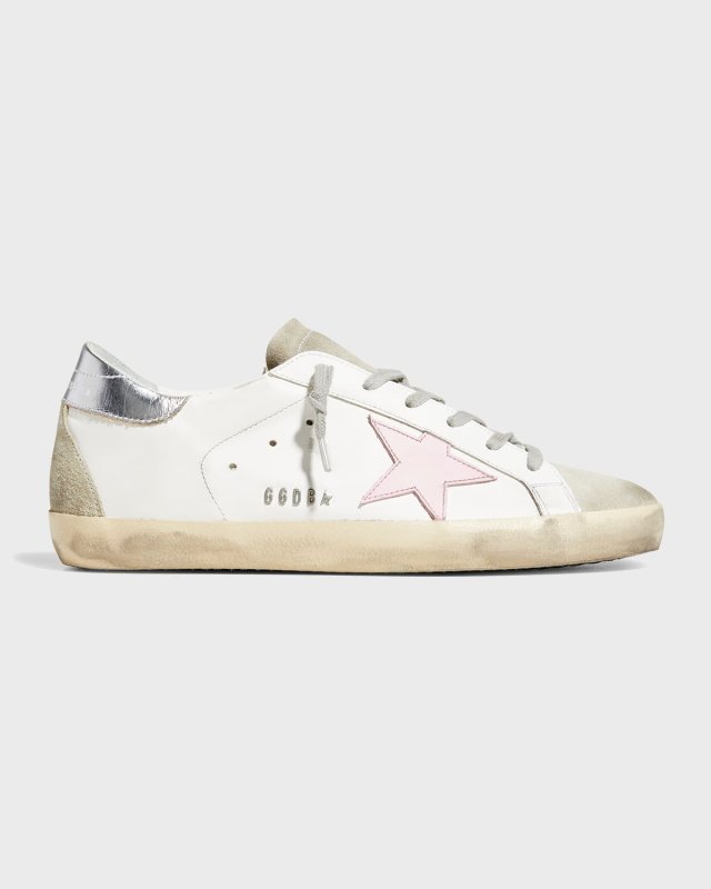 Superstar Mixed Leather Low-Top Sneakers